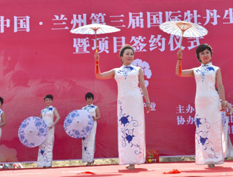 中川牡丹节开幕式活动现场